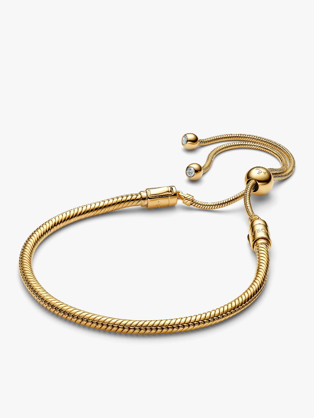 Heart Clasp Snake Chain Bracelet