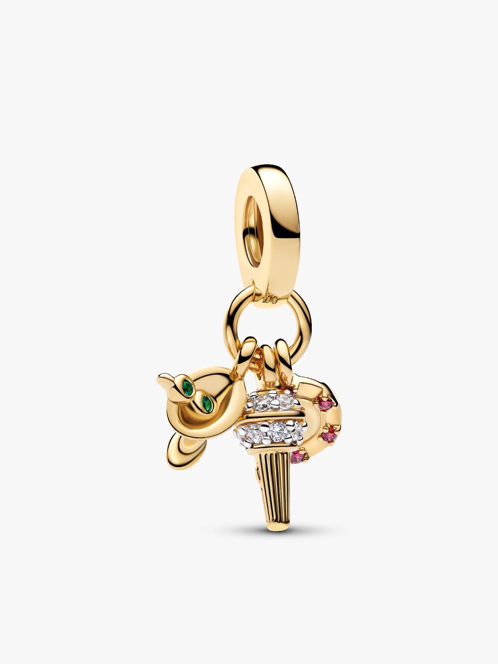 Treated Freshwater Cultured Baroque Pearl Ice Cream Dangle Charm